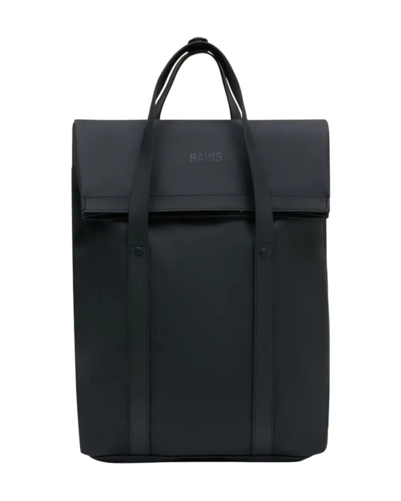 RAINS 2-Wege-Rucksack W3  Synthetik Schwarz Schwarz