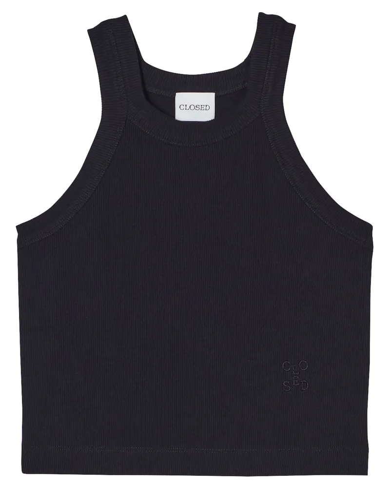 Closed Cropped Racer Top 