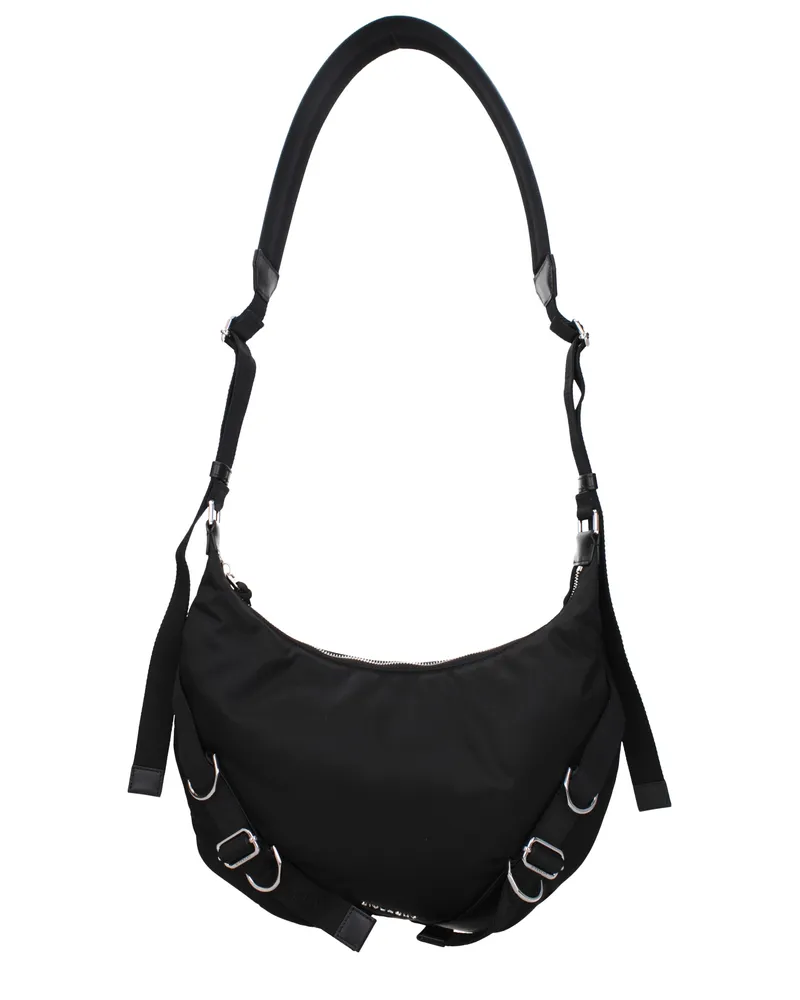 Givenchy Herrens Voyou Umhängetasche Nylon Schwarz -