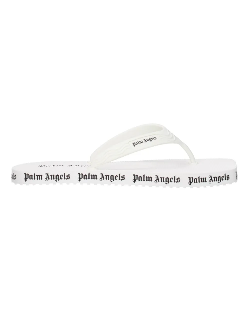 Palm Angels Infradito Frau Gummi weiß/schwarz -