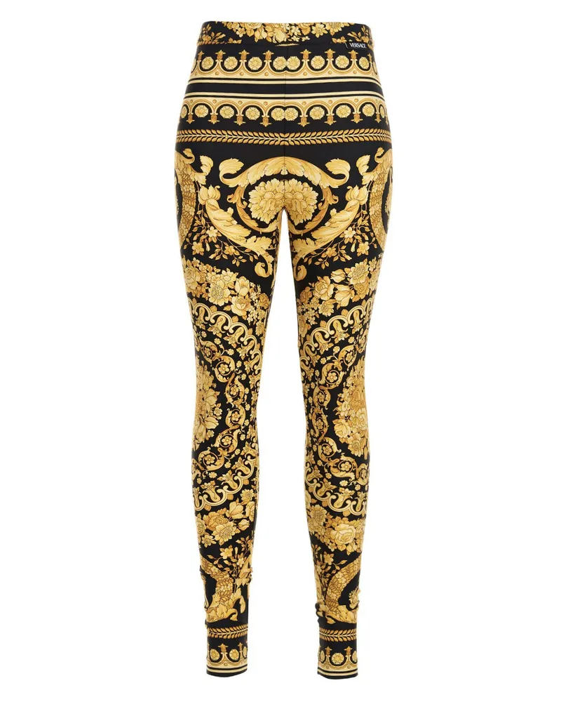 Versace Barocco' Leggings Mehrfarbig