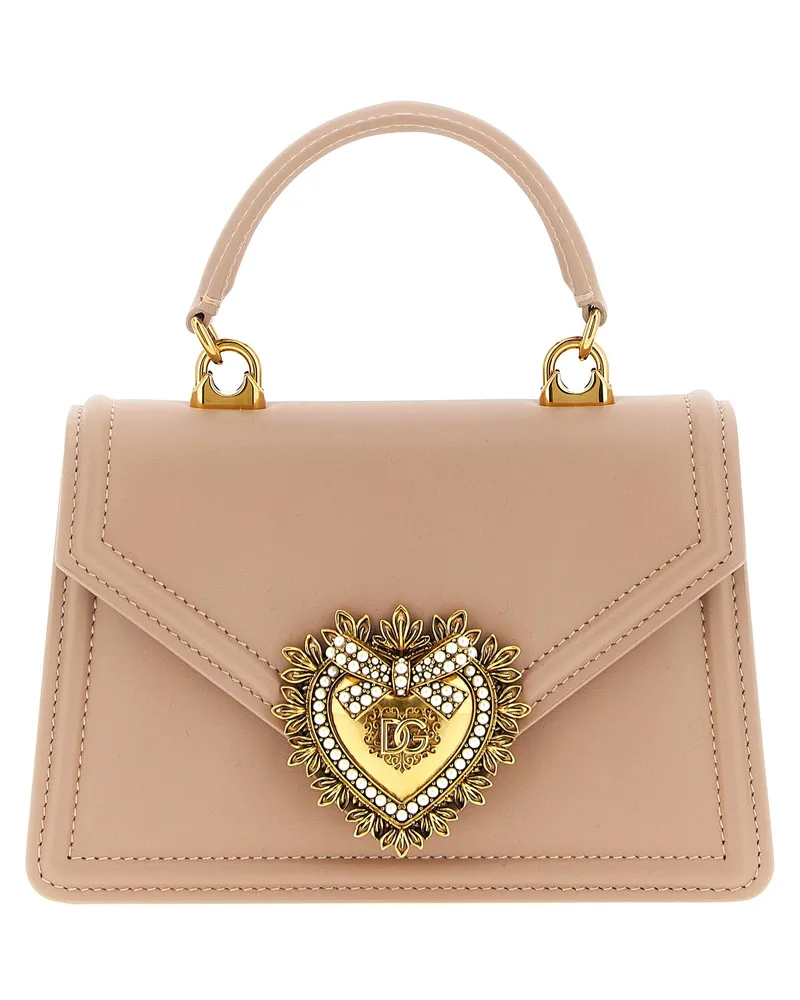 Dolce & Gabbana Kleine Handtasche „Devotion“ von Pink