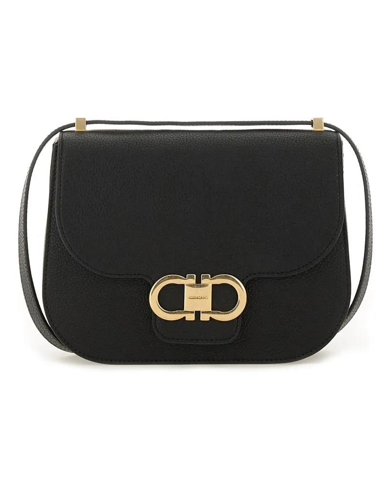 Ferragamo Umhängetasche Doppelhaken Black