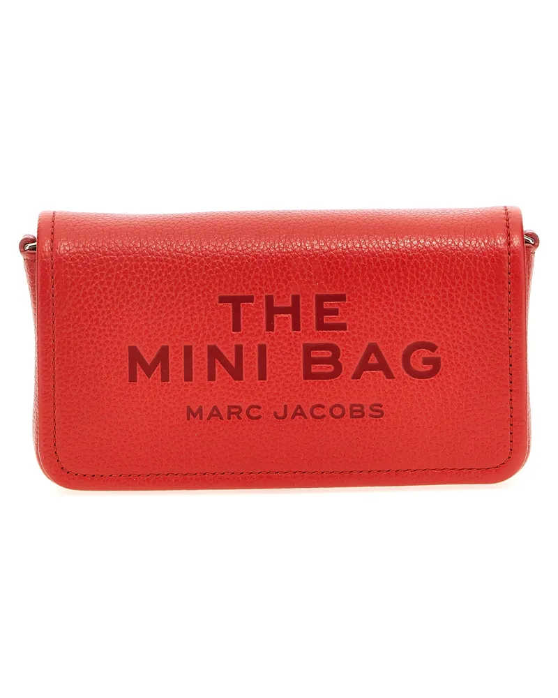 Marc Jacobs The Leder Mini Bag' Crossbody Bag Red