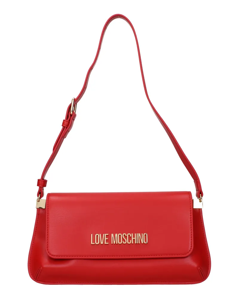 Moschino Damens Umhängetaschen Polyurethan Rot -