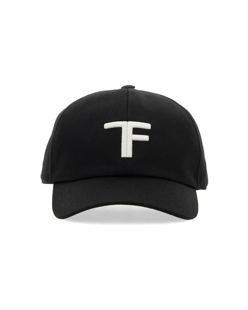 Tom Ford Baseballhut mit Logo Black