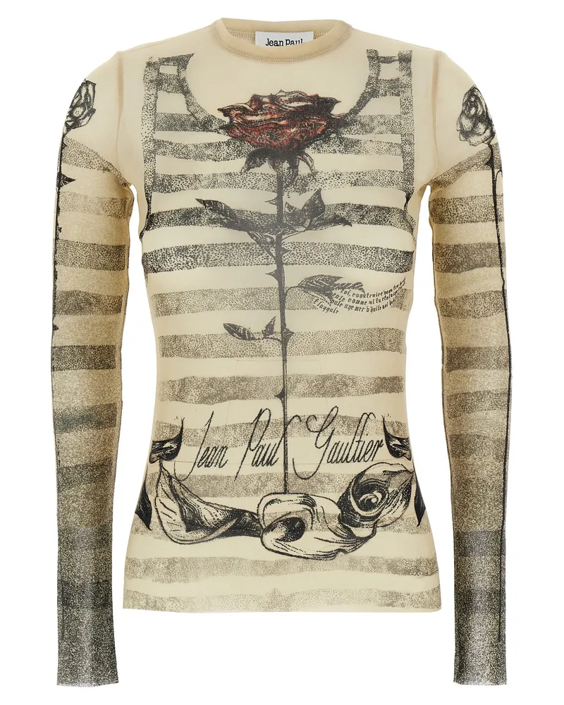 Jean Paul Gaultier Tulle Top Multicolor