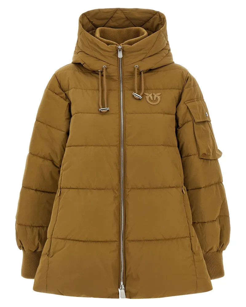 Pinko Crusca' Down Jacke Beige