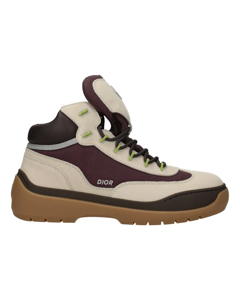 Dior Wanderstiefel Männer Wildleder beige/braun -