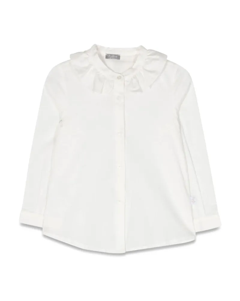 Il Gufo Langarmhemd White