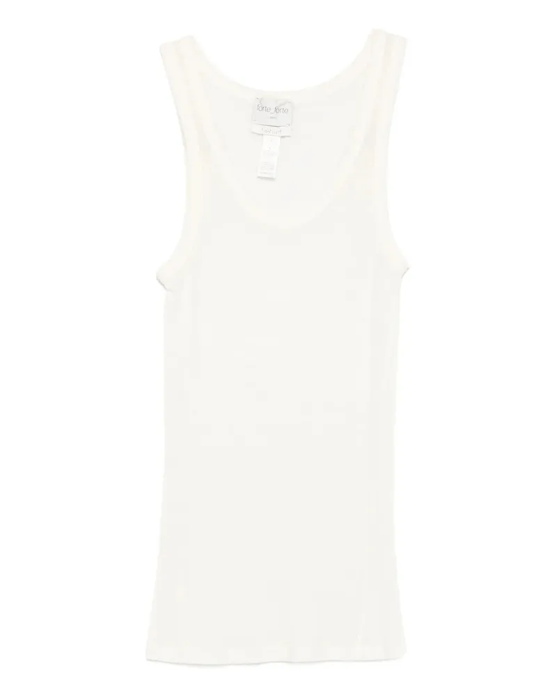 forte_forte Wollgeripptes amerikanisches Tanktop 