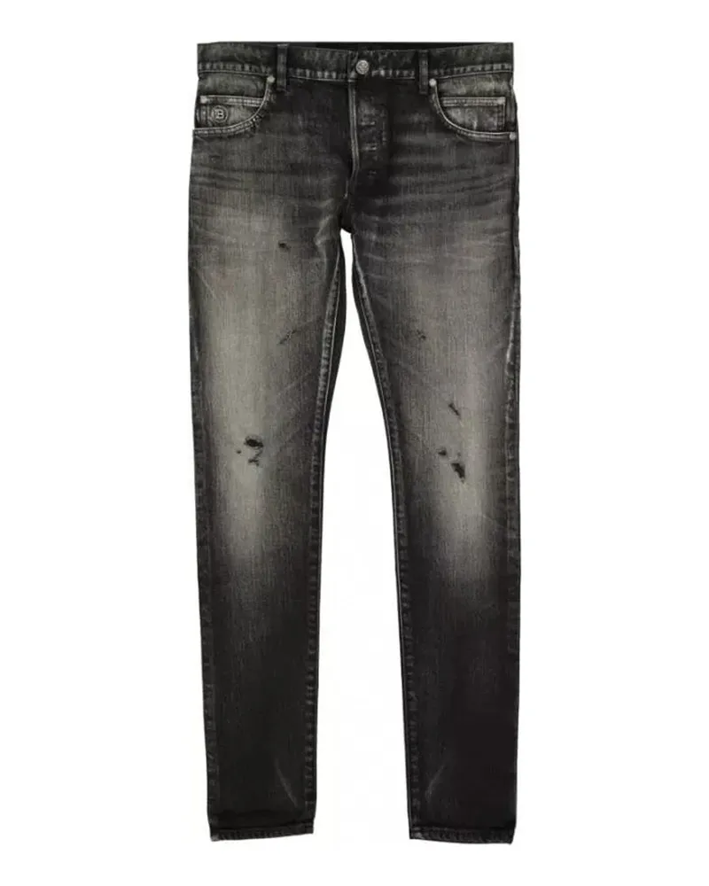 Balmain Delessed Jeans Black