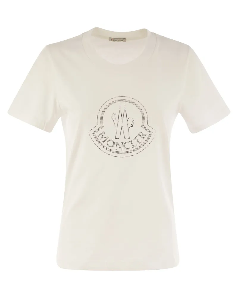 Moncler Logo T -Shirt White