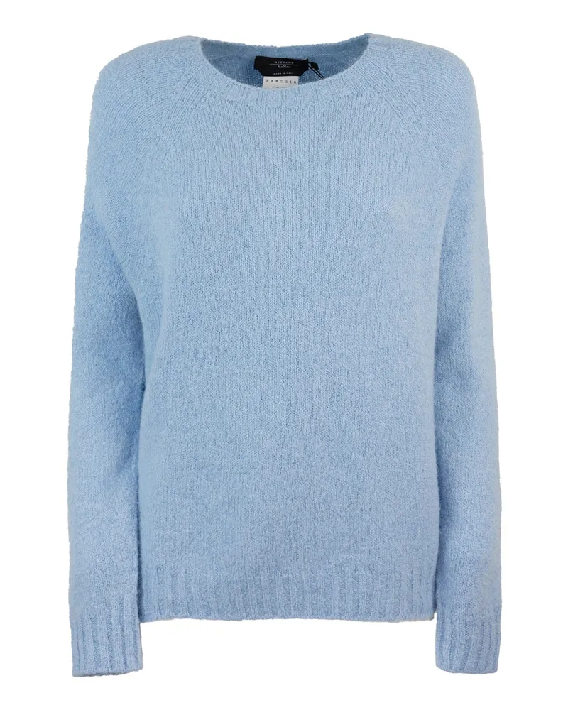 Weekend Max Mara Wochenende Max Mara Maglia Ghiacci Celeste Sky