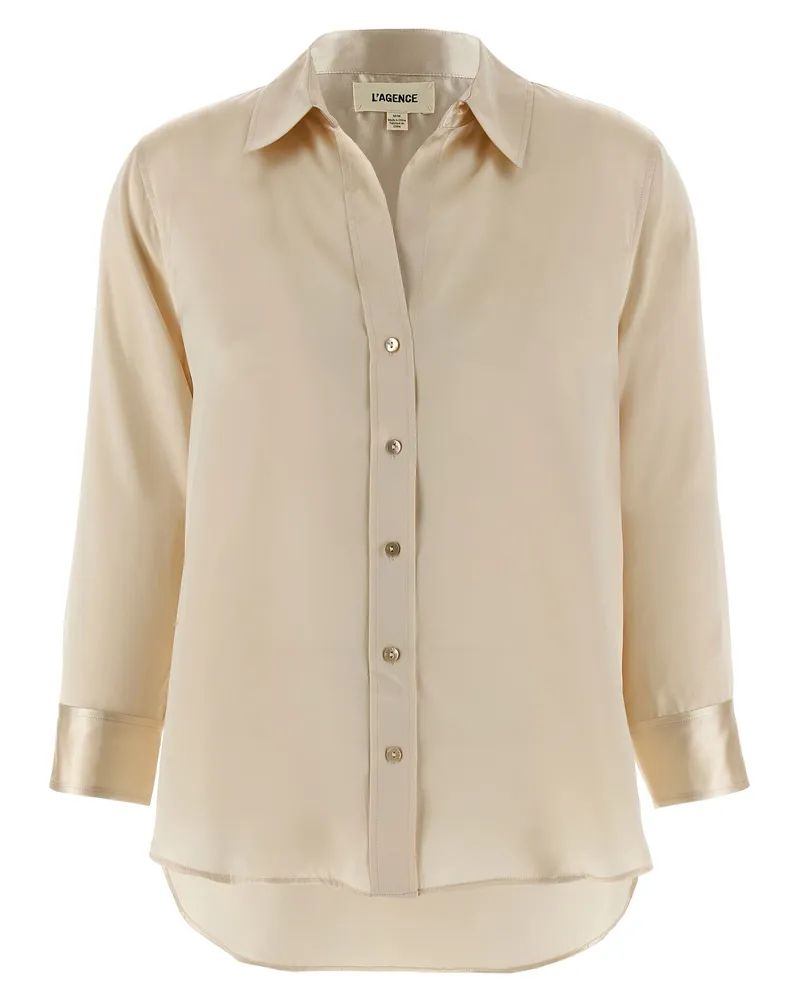 L'Agence agence 'Dani' Hemd Beige