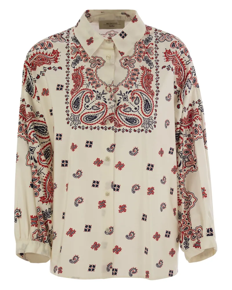 Max Mara Adda Cotton Poplin Shirt Ivory
