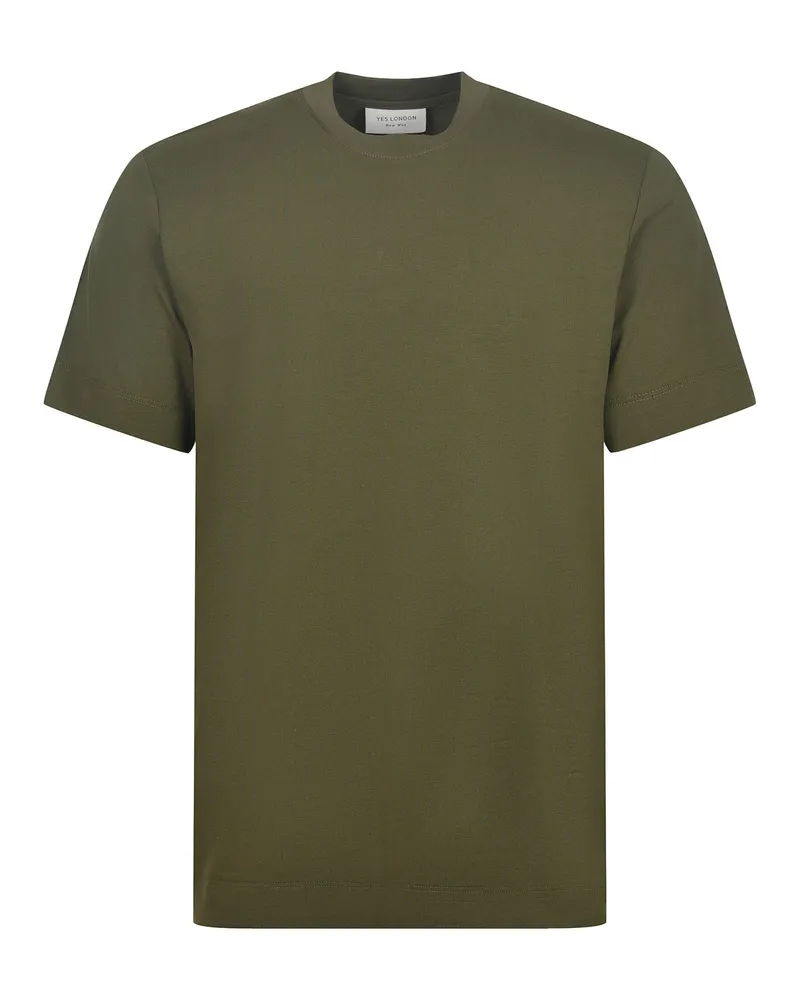 Yes London T -Shirt Ja London aus Baumwolle Verde