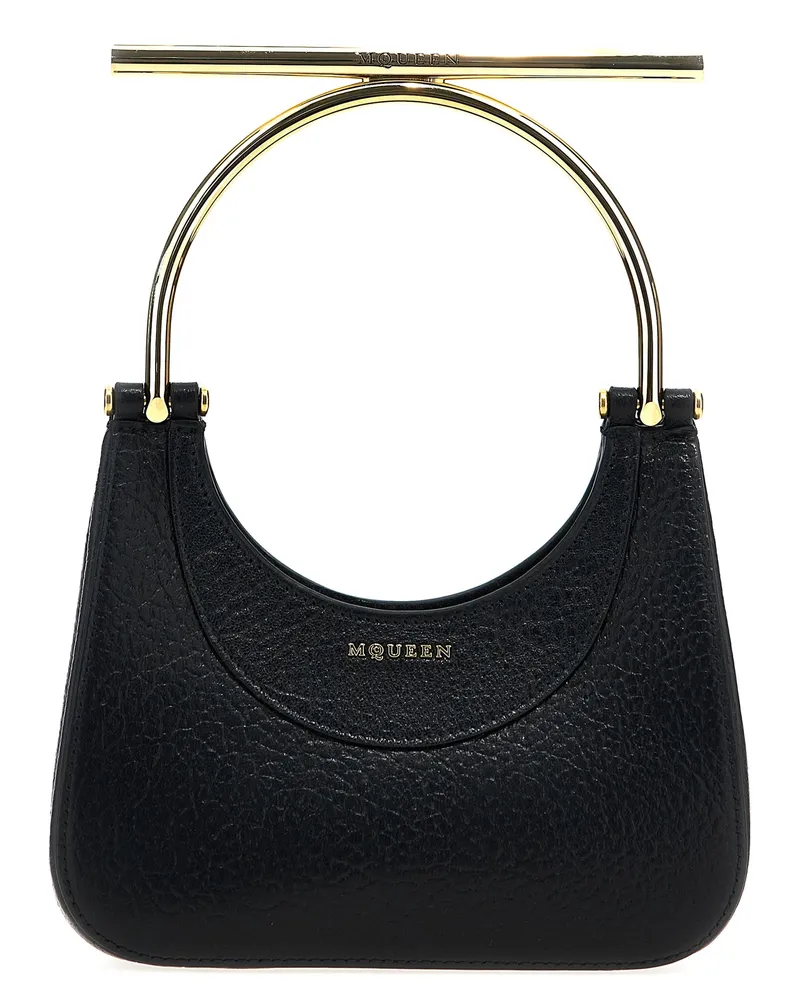 Alexander McQueen Mini Cross Bar' Handtasche Schwarz