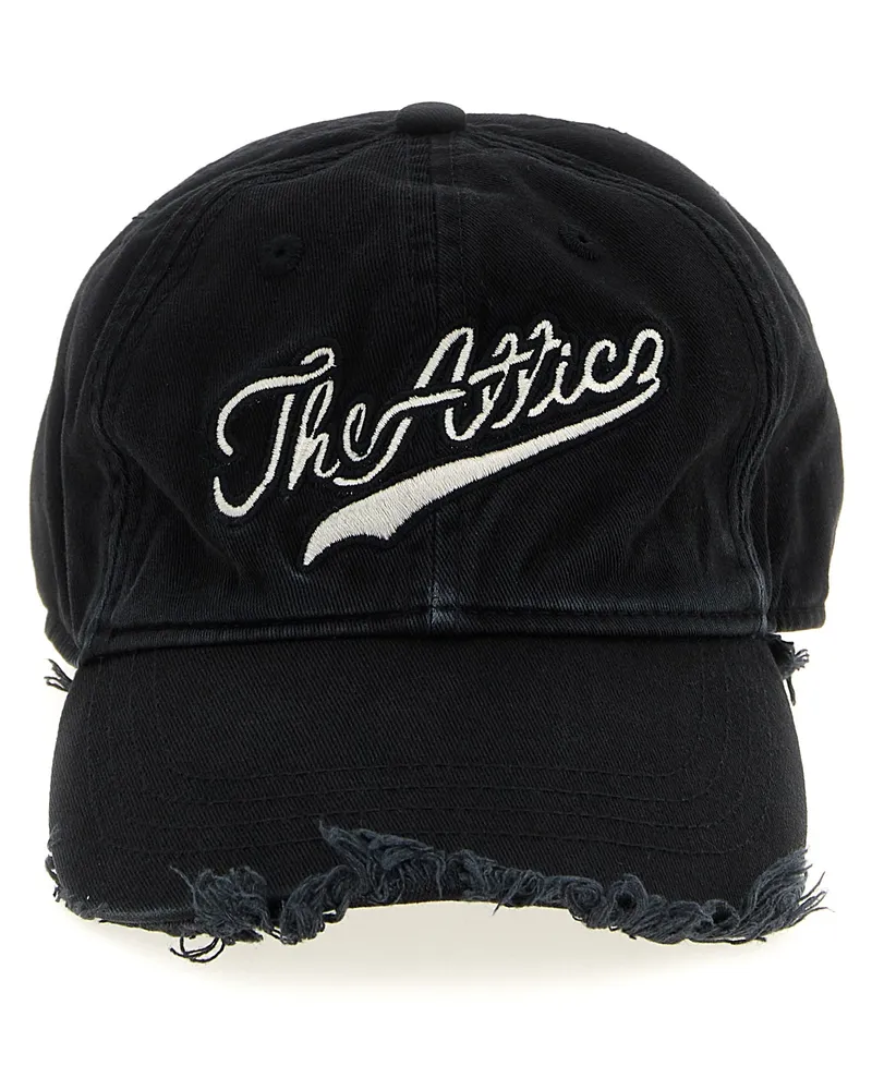 ATTICO Der Attico Logo-Stickhut Black