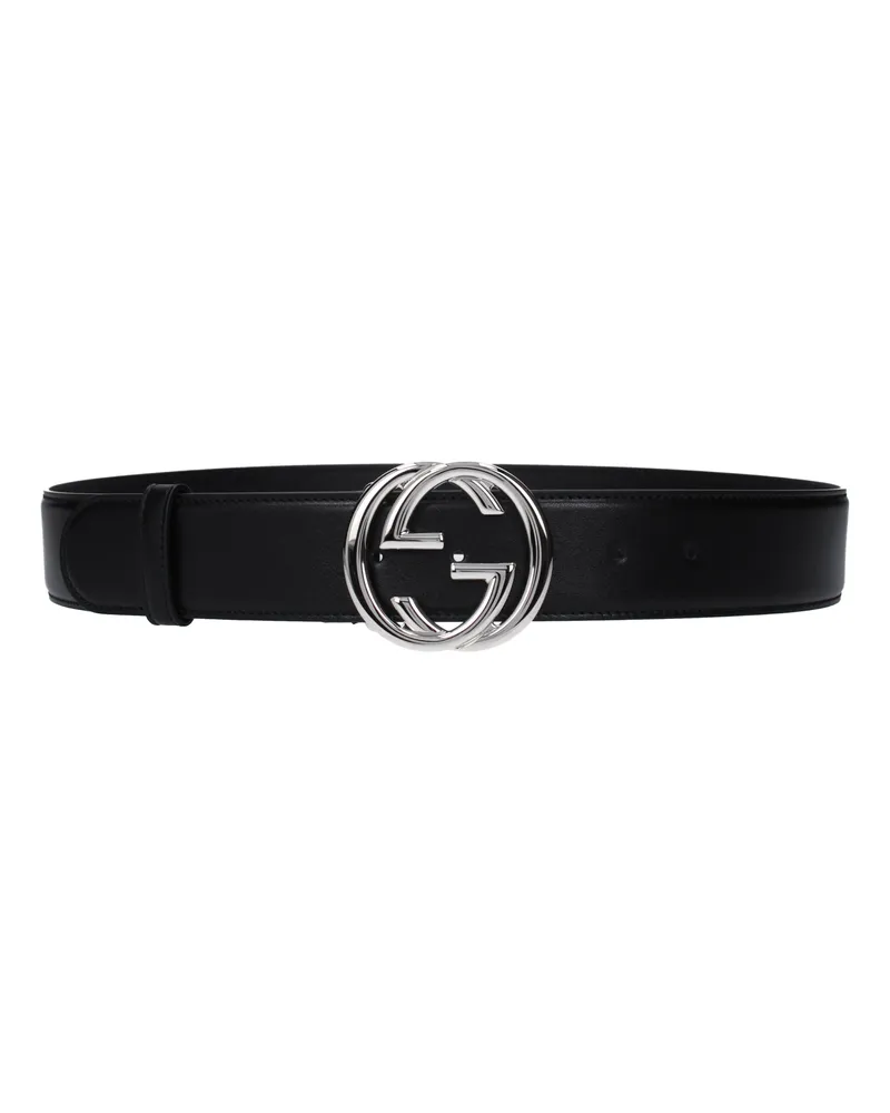 Gucci Herrens Gürtel aus schwarzem Leder -