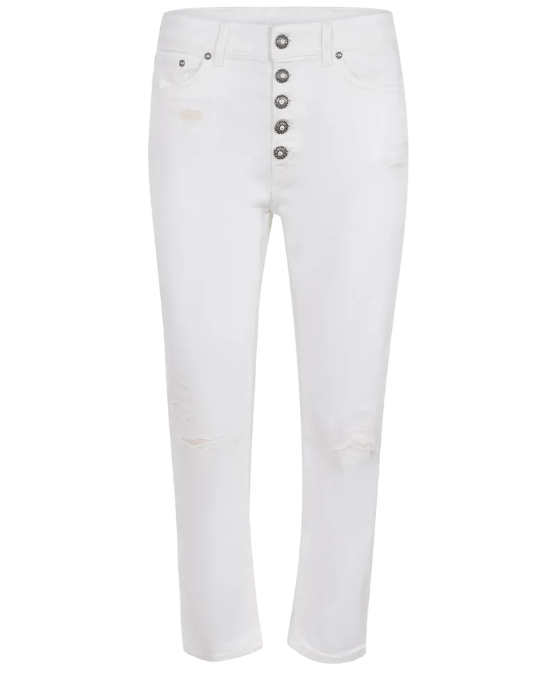 Dondup Koons" Jeans aus Denim White