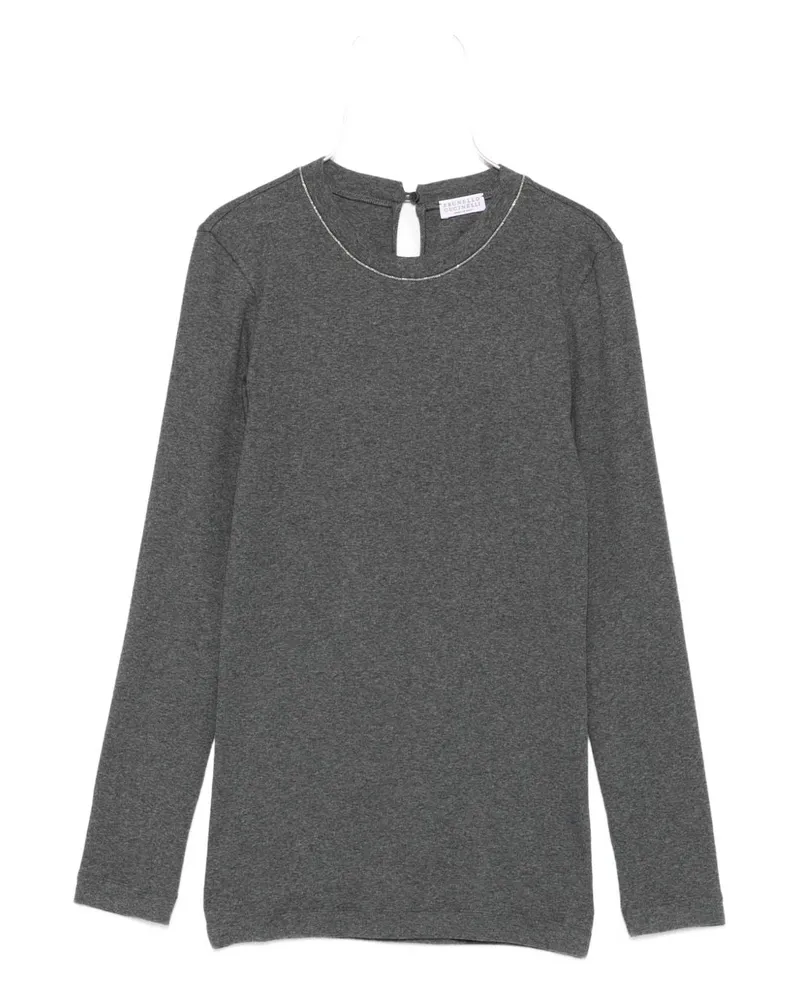 Brunello Cucinelli Crewneck -Pullover Grey