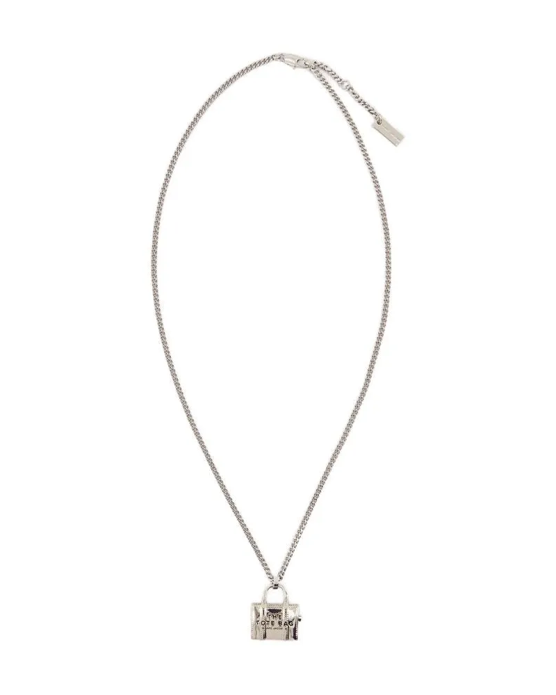 Marc Jacobs Die Einkaufstasche Halskette  Metall Silber Silber