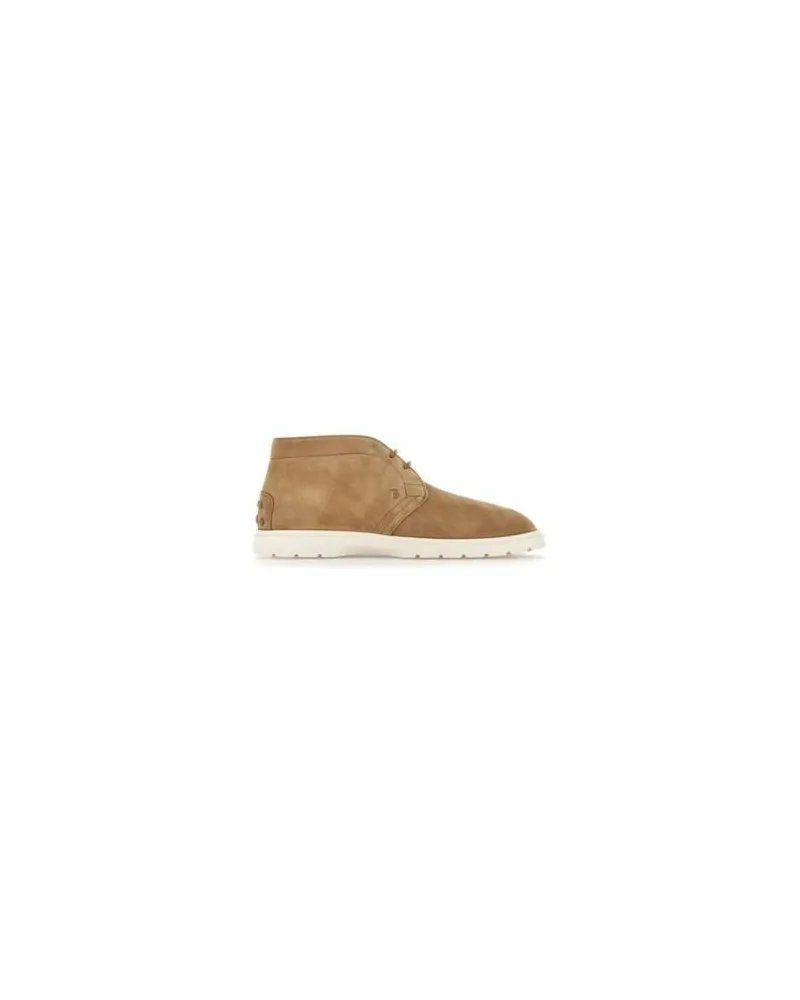 TOD'S Tod 's Wildlederstiefel White