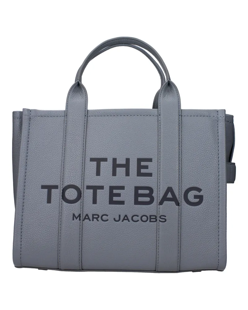 Marc Jacobs Handtasche The Tote Bag Damen Leder Grau/Wolfsgrau -
