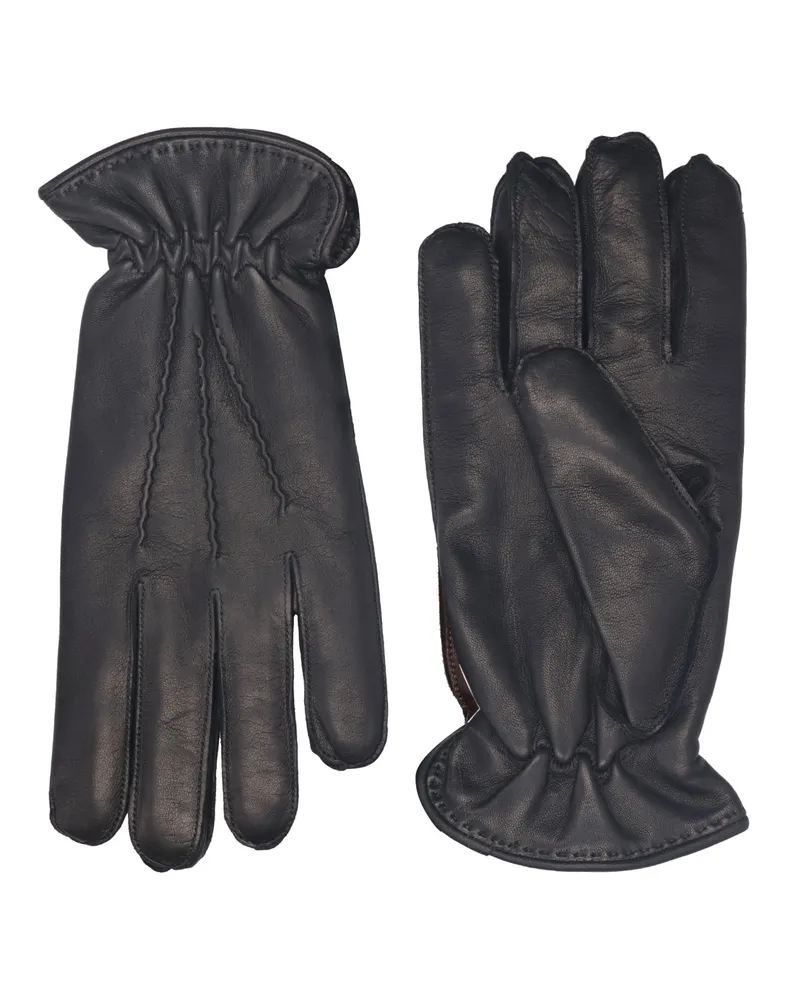 Orciani Handschuhe Schwarz Black