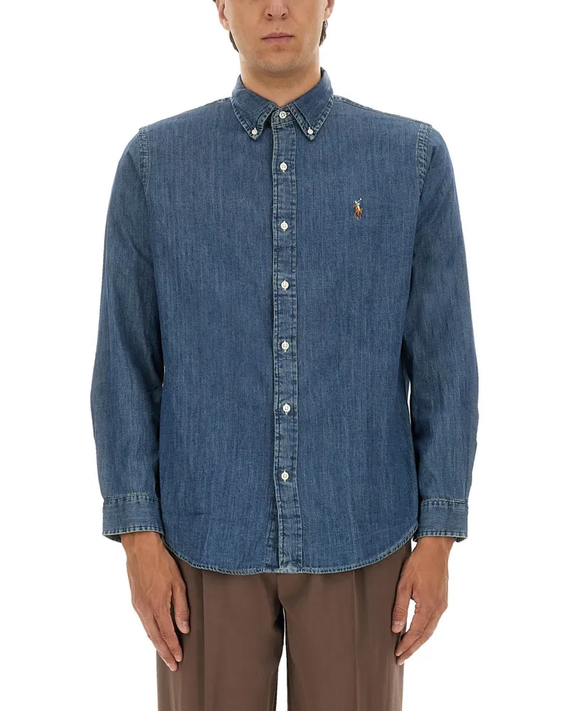 Ralph Lauren Custom Fit Hemd Denim