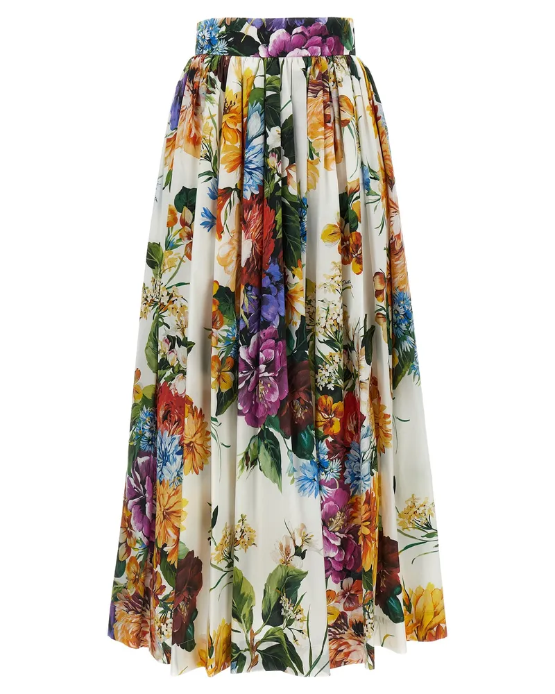 Dolce & Gabbana Bouquet' Druckrock Multicolor
