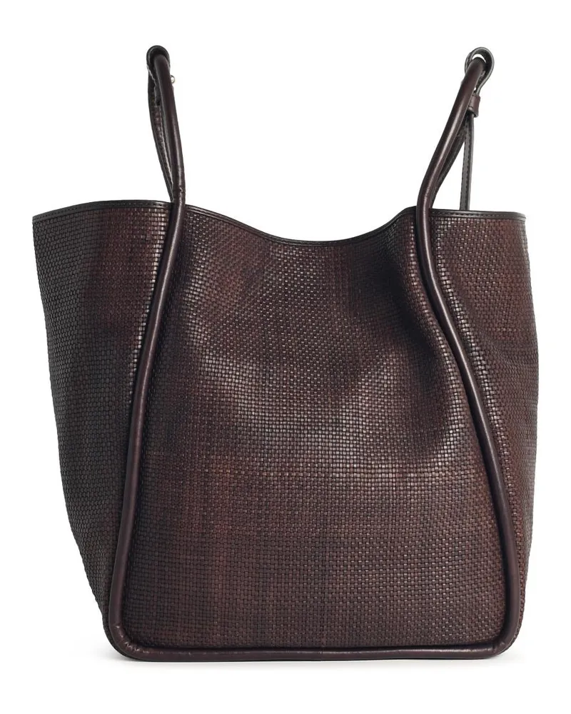 Dragon Diffusion Drachendiffusion 'Ana' dunkelbrauner Lear -Tasche Brown