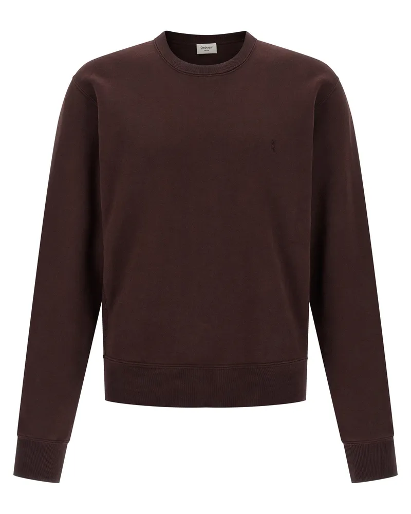 Saint Laurent Sweatshirt „Cassandre Bordeaux