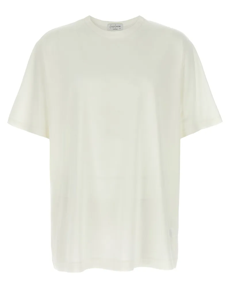 Yohji Yamamoto gedrucktes T -Shirt White