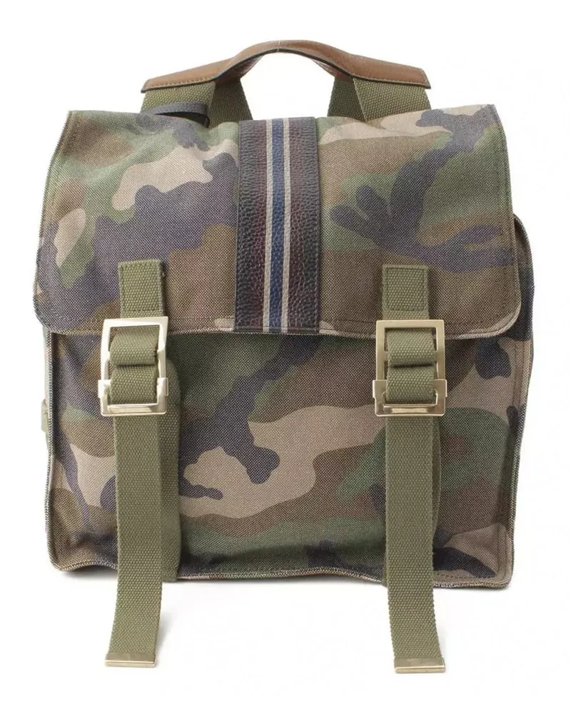 Valentino Garavani Valentino Military Canvas Rucksack Grün