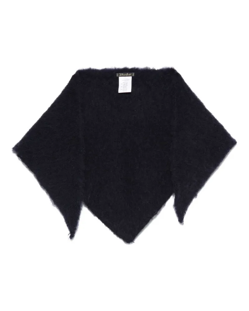 Faliero Sarti Kat Wool und Cashmere Foulard Blue