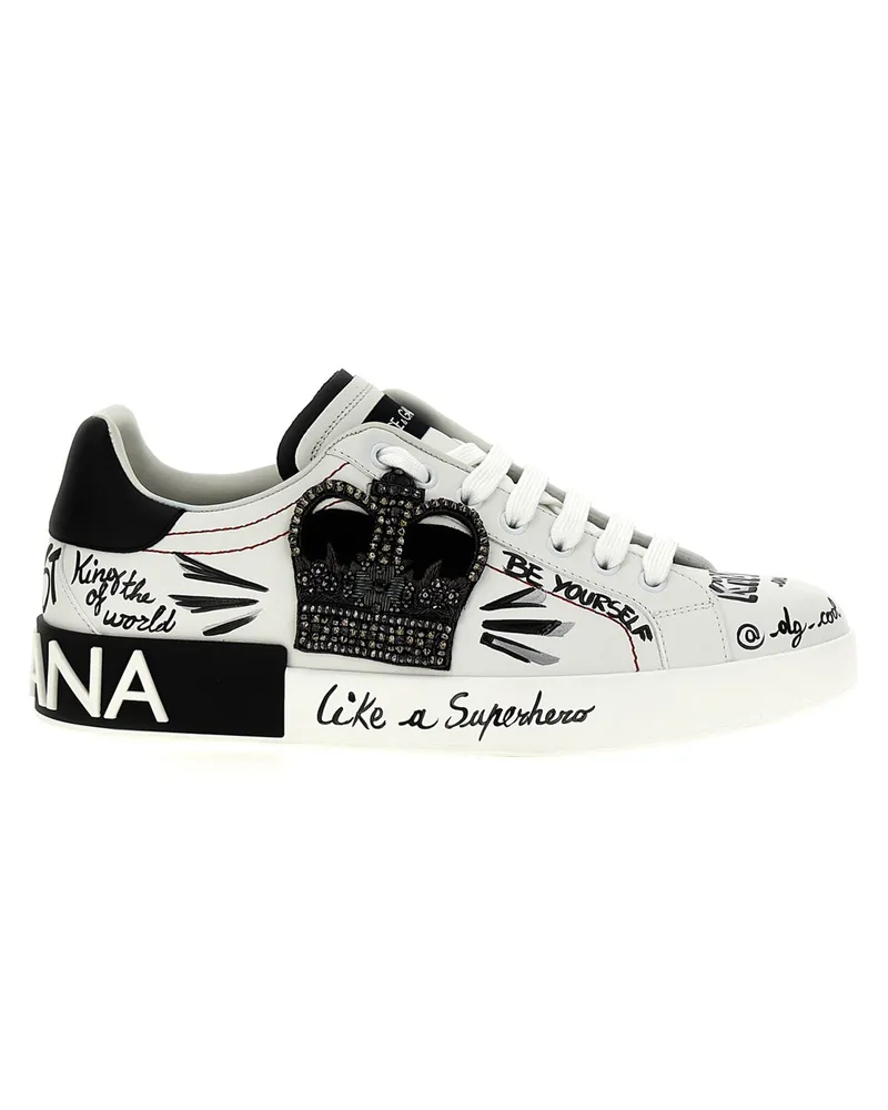 Dolce & Gabbana Portofino“-Sneaker White