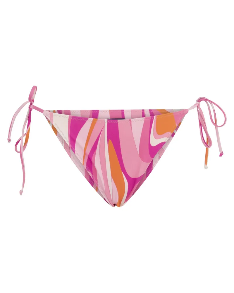 MC2 Saint Barth Fancy Swim Shorts mit Krawatten Rosa