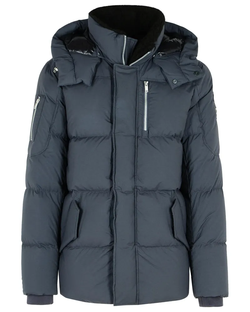 Moose Knuckles Elch Knuckles 'Everest 3 Q' graues Nylon und Baumwolljacke Grey