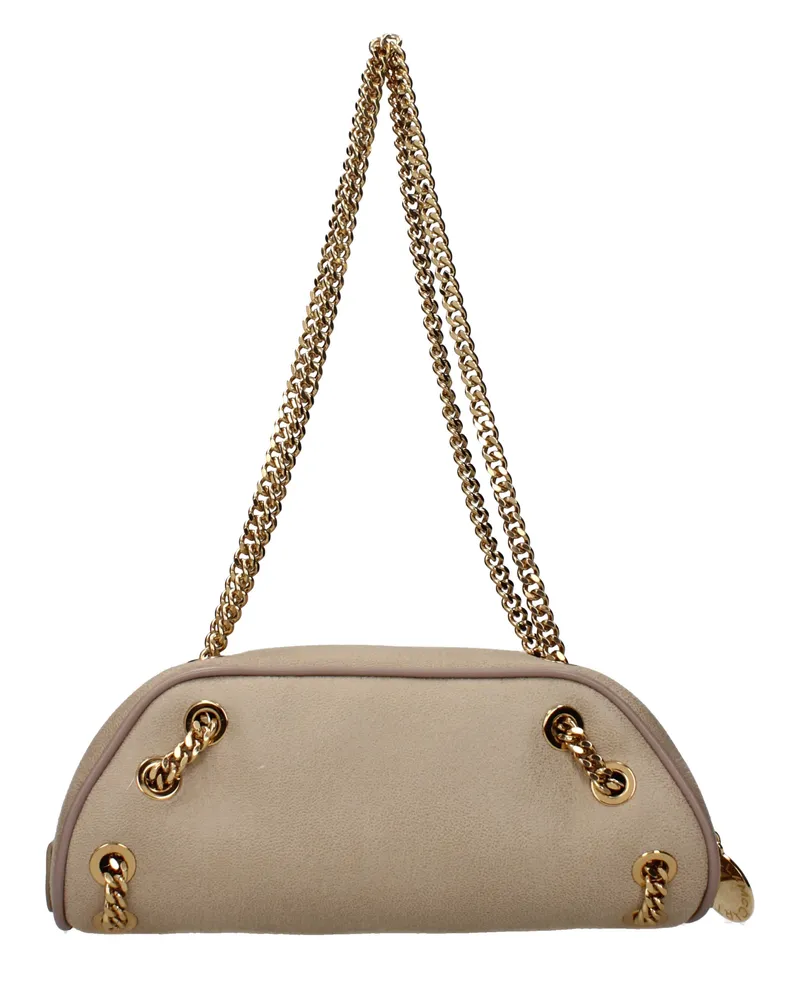 Stella McCartney Stella Mc Cartney Damens Umhängetaschen Eco Wildleder Beige/Butter -