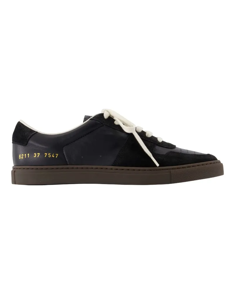 Common Projects Bball Slim Sneakers Common Projekte Leder schwarz Black