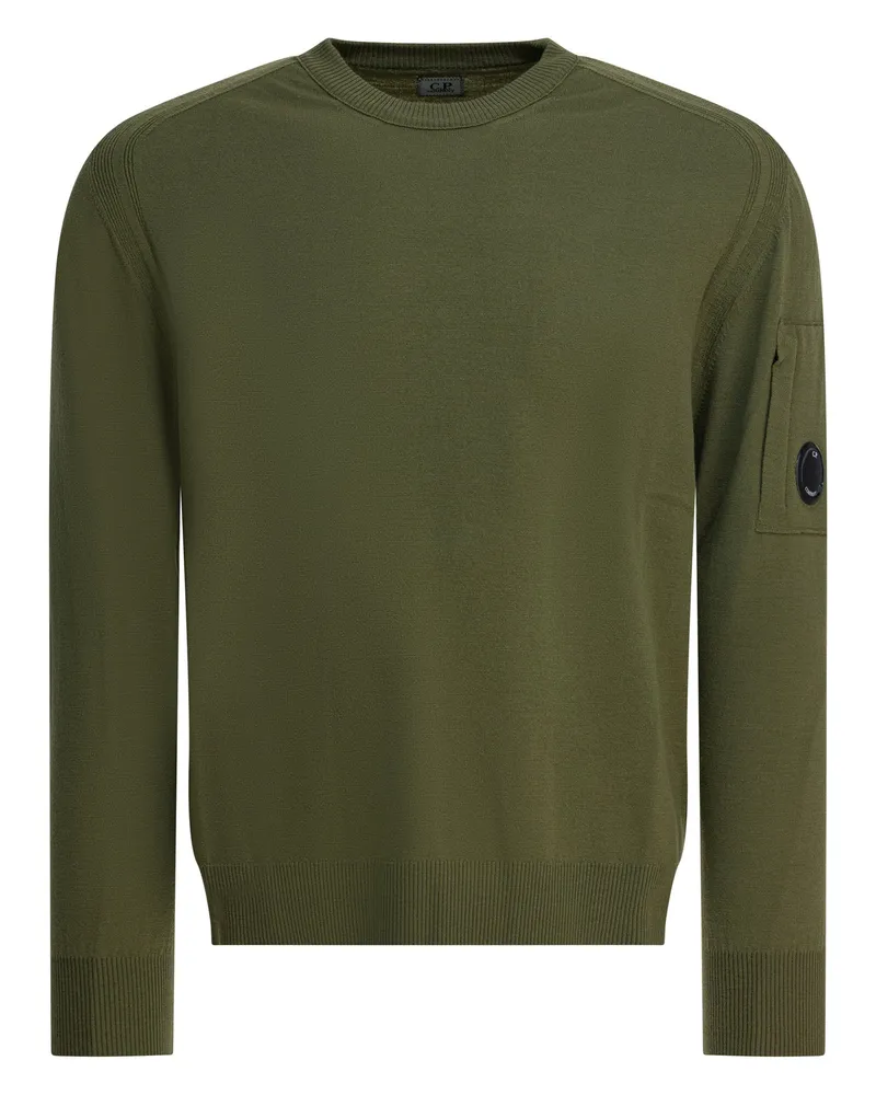 C.P. Company C.P. Wollpullover mit Rundhalsausschnitt von Company Green