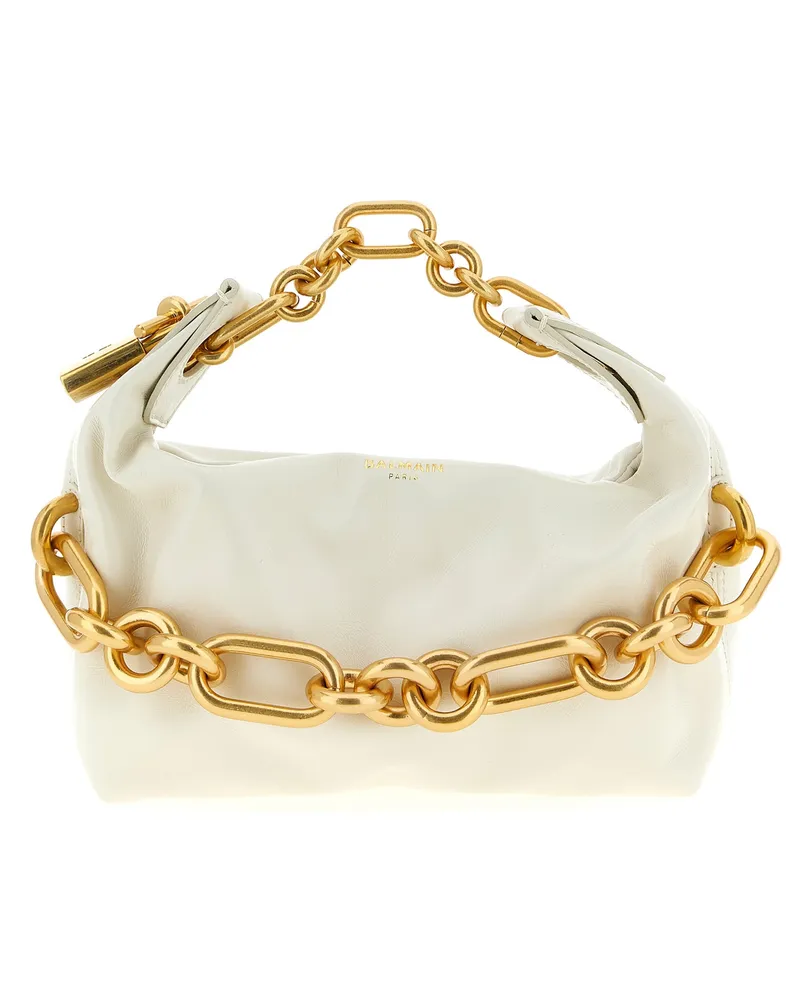 Balmain Sync' Mini -Handtasche White