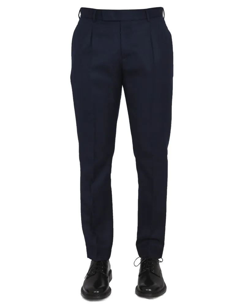 PT TORINO Rollkragenpullover Hemd Blue