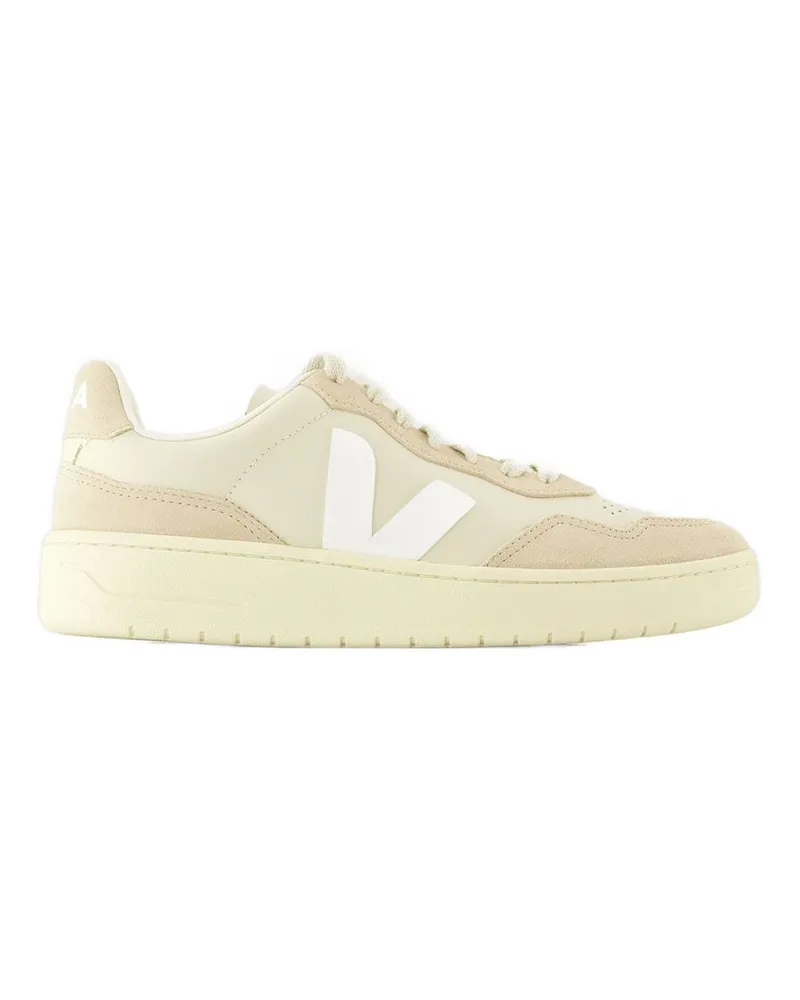 VEJA V 90 Sneaker  Leder Beige Beige