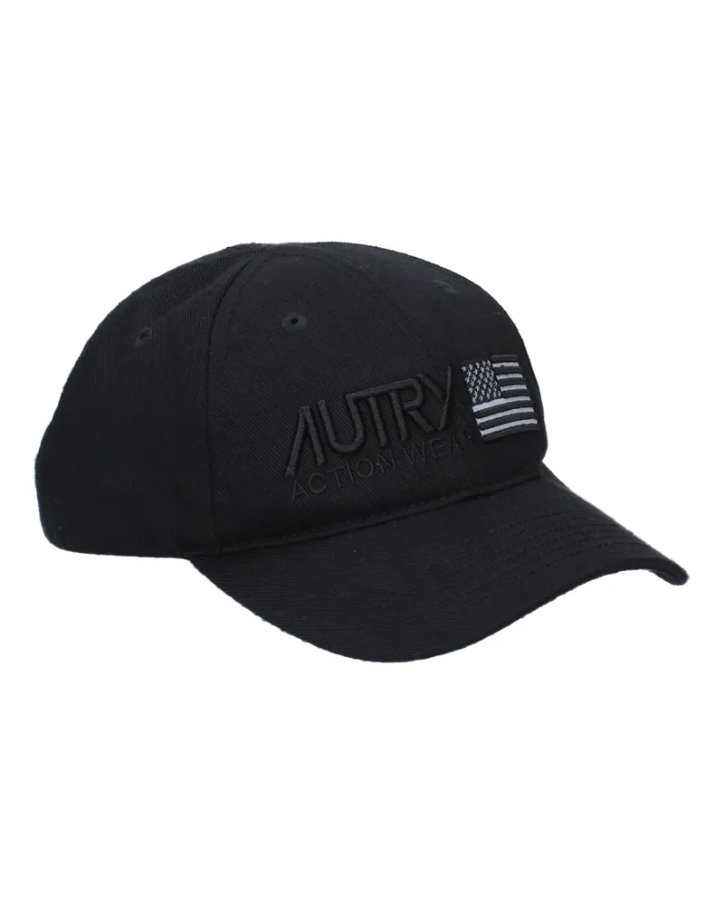 AUTRY Herrens Schwarze Mützen aus Baumwolle -