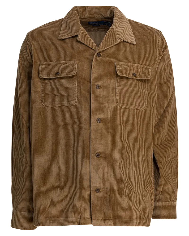Ralph Lauren Saharan Overshirt-Jacke Brown
