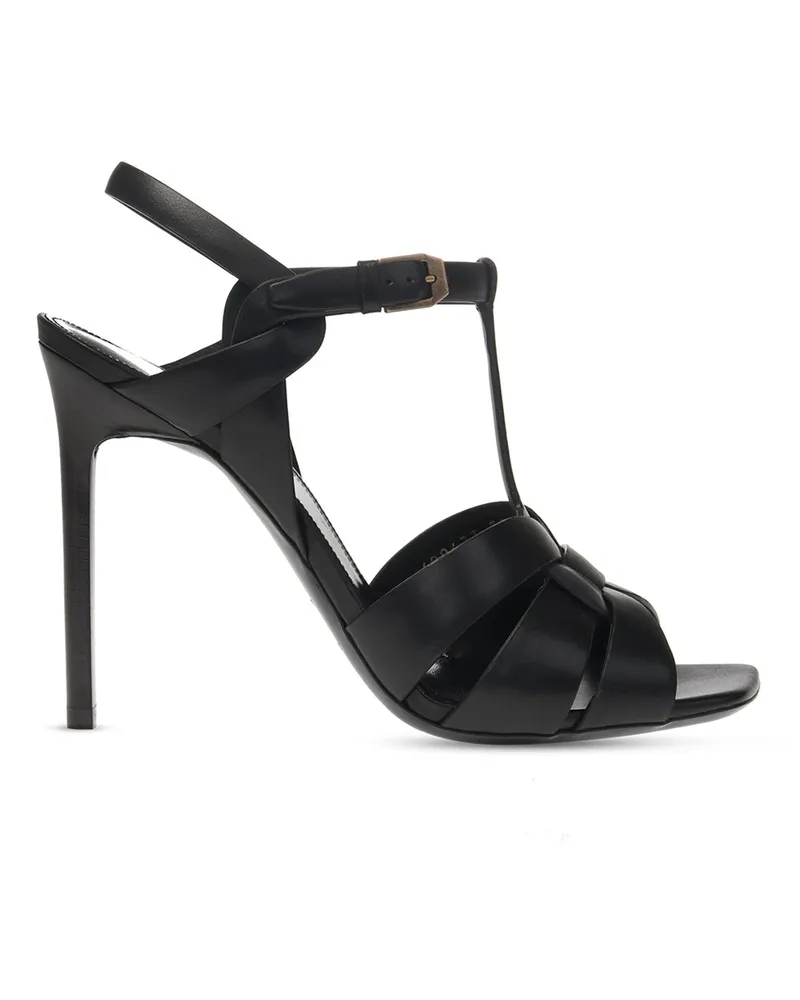 Saint Laurent Tributsandalen Schwarz