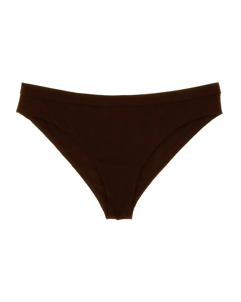 Jil Sander Bikini Briefs Brown